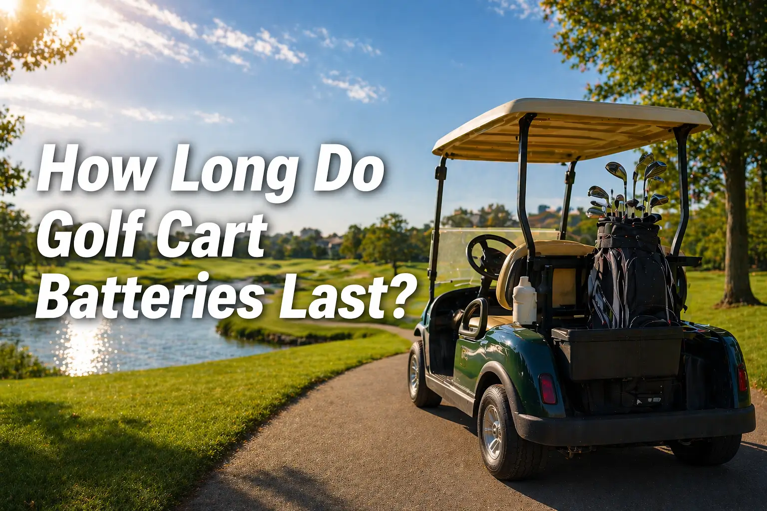 ¿Cuánto duran las baterías de los carritos de golf? Últimas noticias